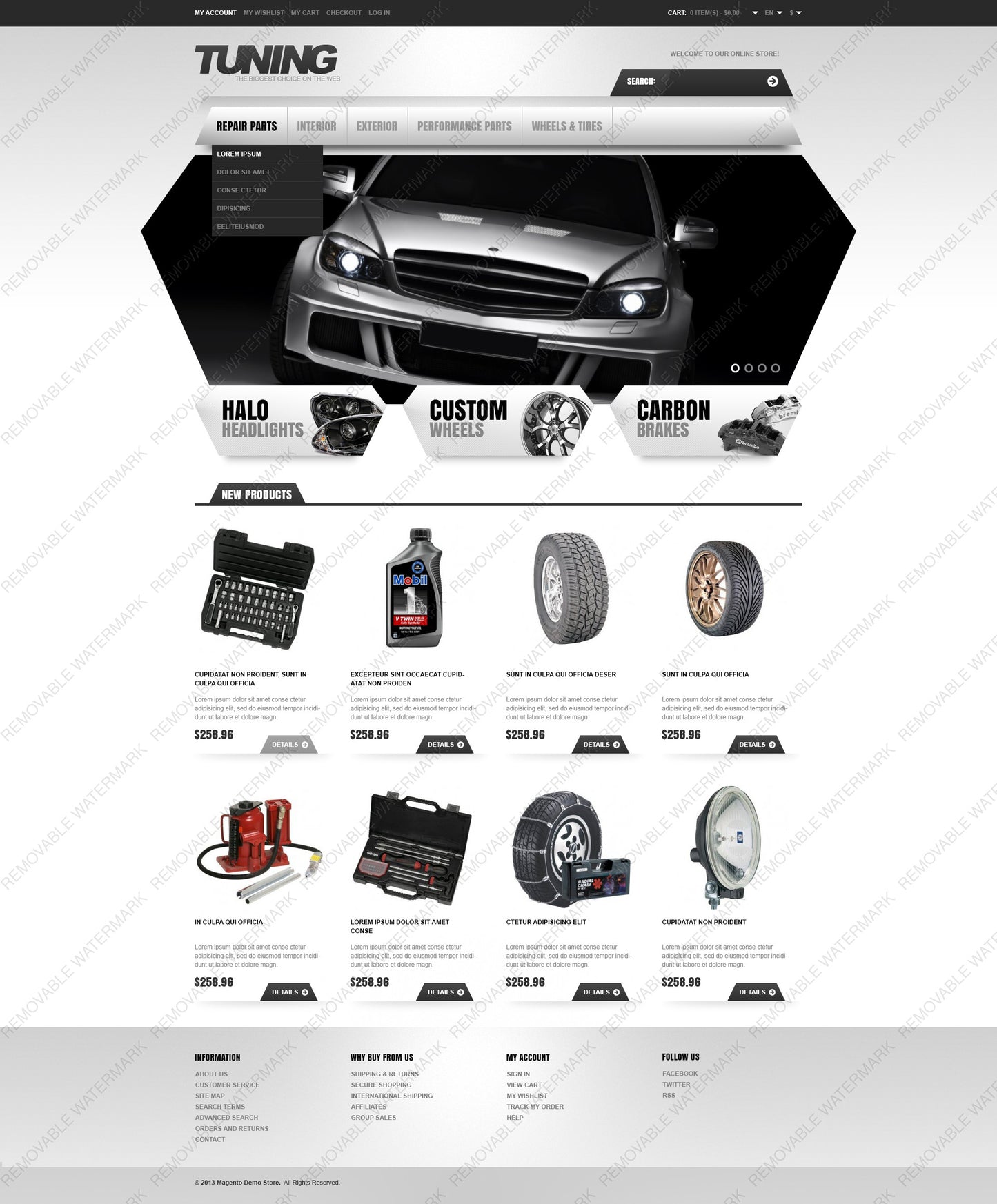 Magento Themes - GoWebBaby.Com
