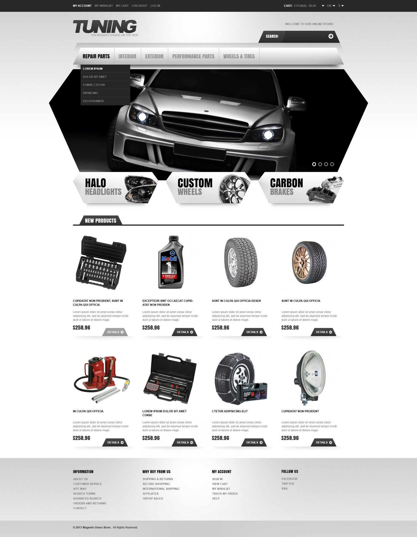 Magento Themes - GoWebBaby.Com