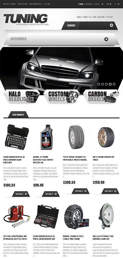 Magento Themes - GoWebBaby.Com
