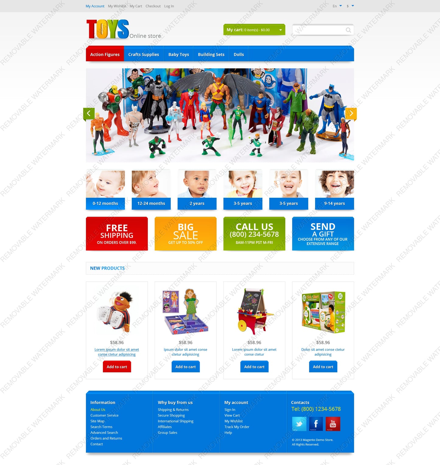 Magento Themes - GoWebBaby.Com