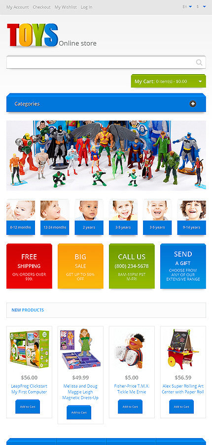 Magento Themes - GoWebBaby.Com
