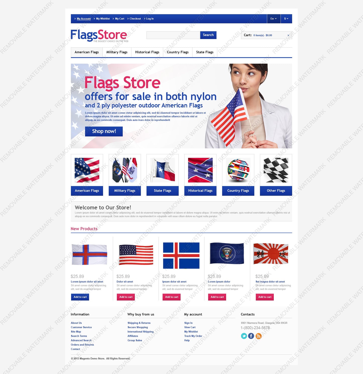 Magento Themes - GoWebBaby.Com