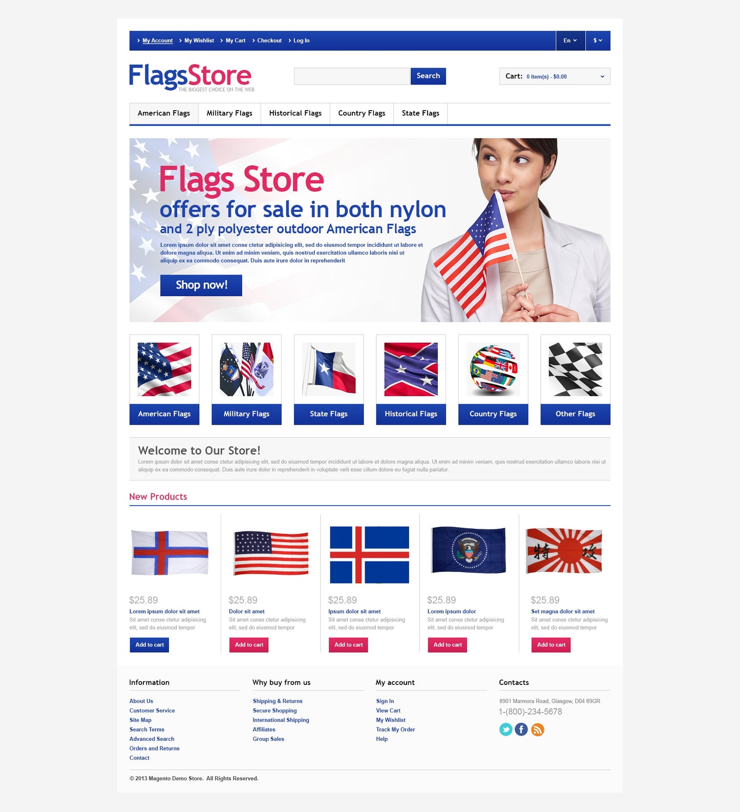Magento Themes - GoWebBaby.Com