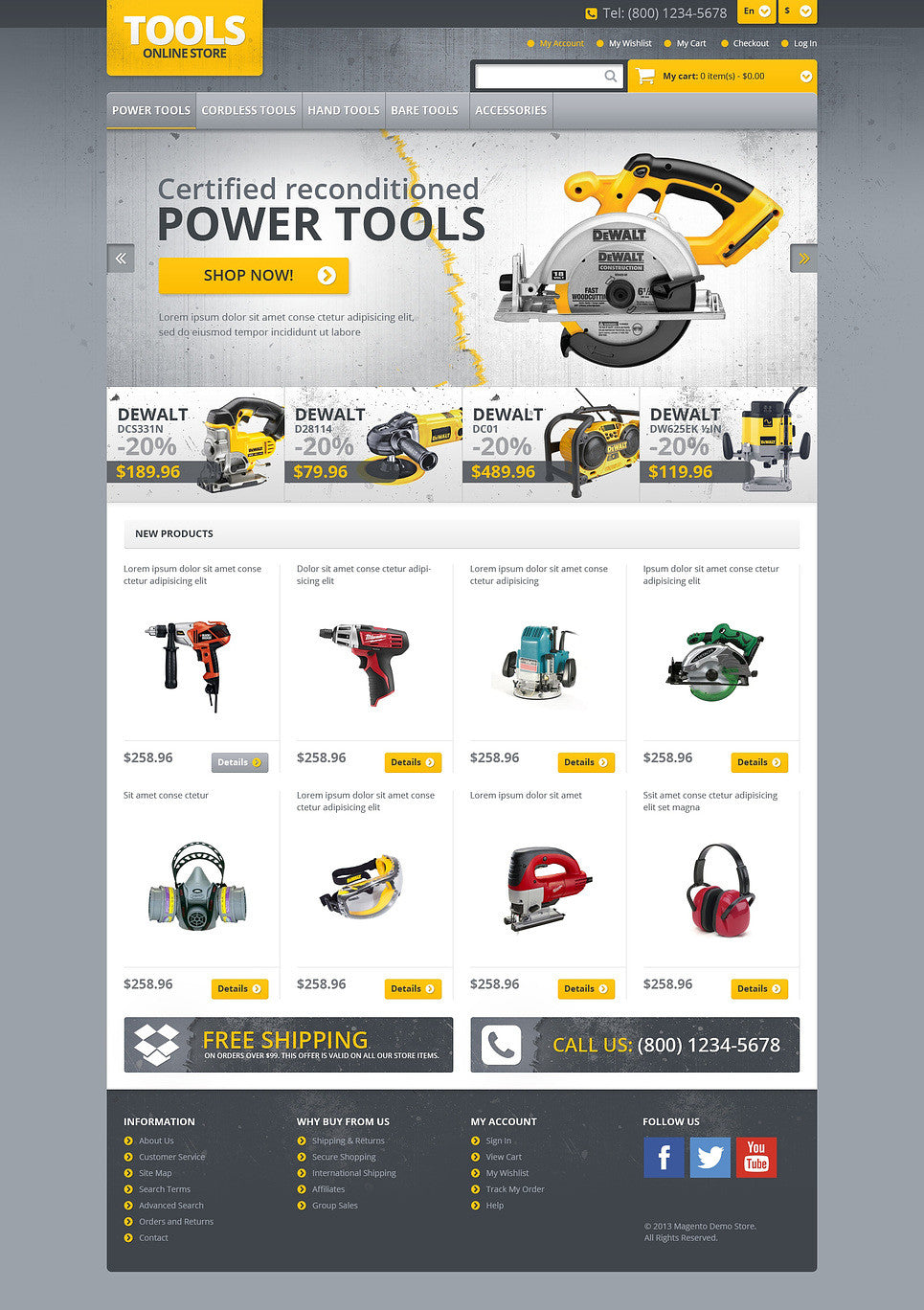 Magento Themes - GoWebBaby.Com