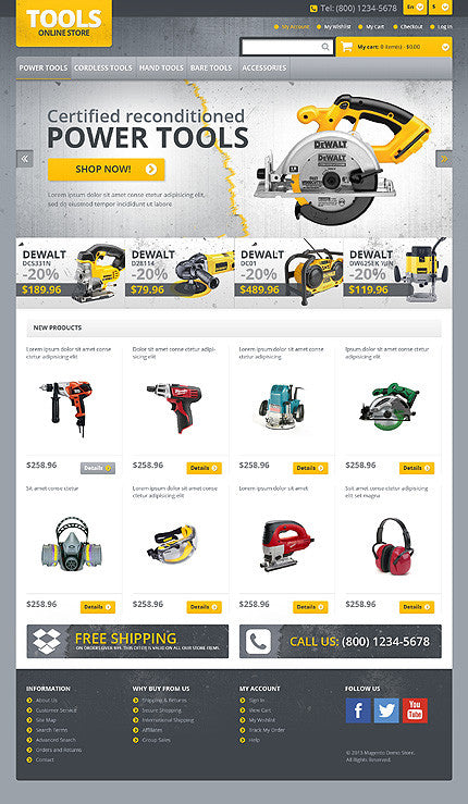 Magento Themes - GoWebBaby.Com
