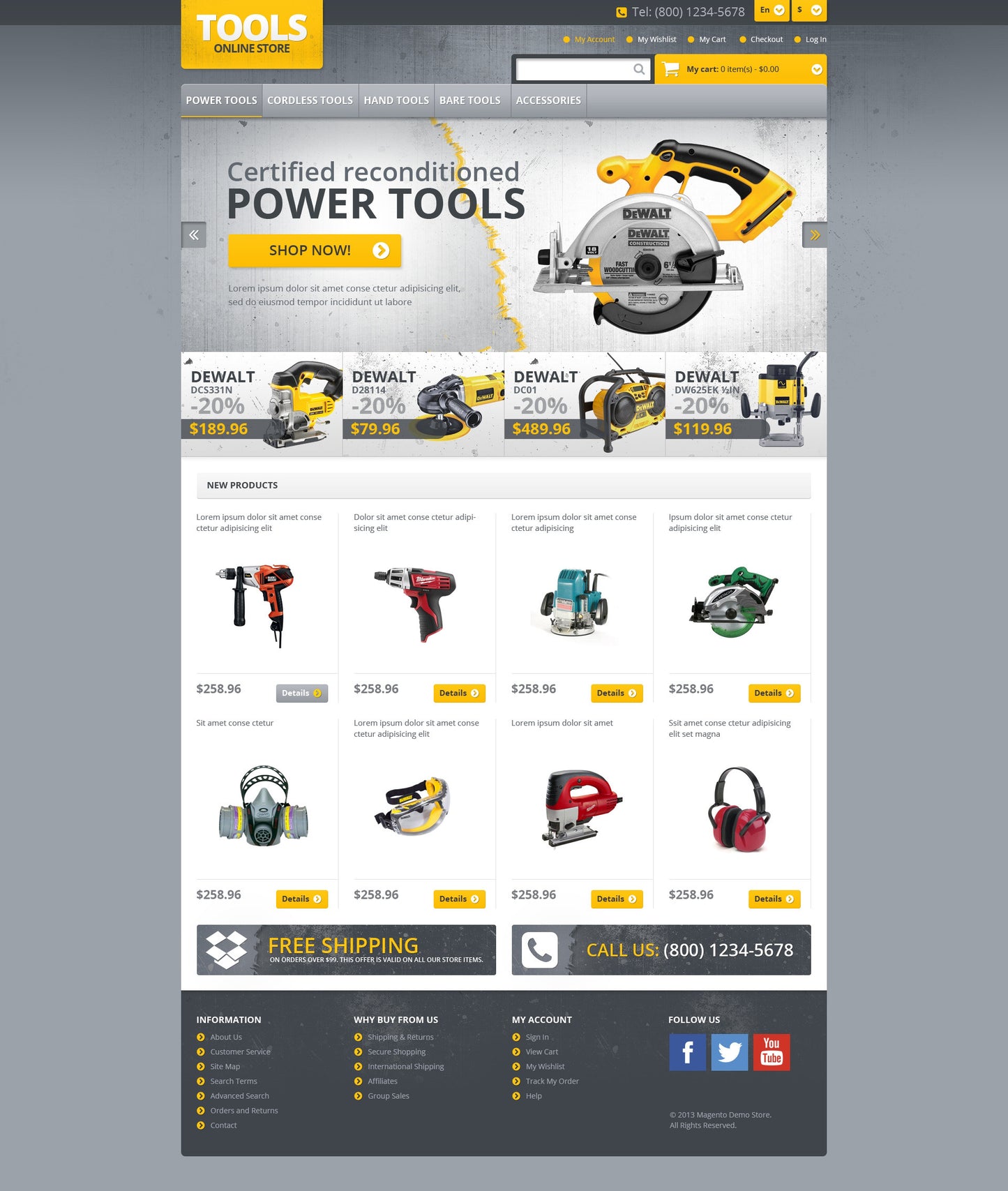 Magento Themes - GoWebBaby.Com