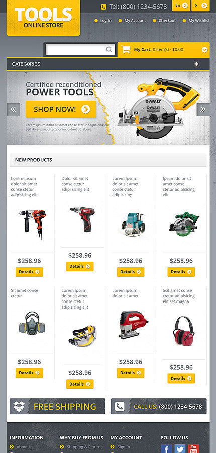 Magento Themes - GoWebBaby.Com