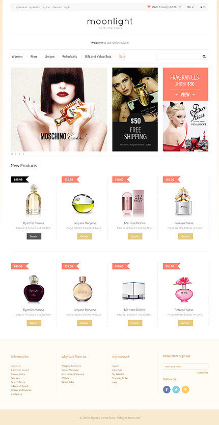 Magento Themes - GoWebBaby.Com