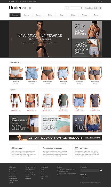 Magento Themes - GoWebBaby.Com