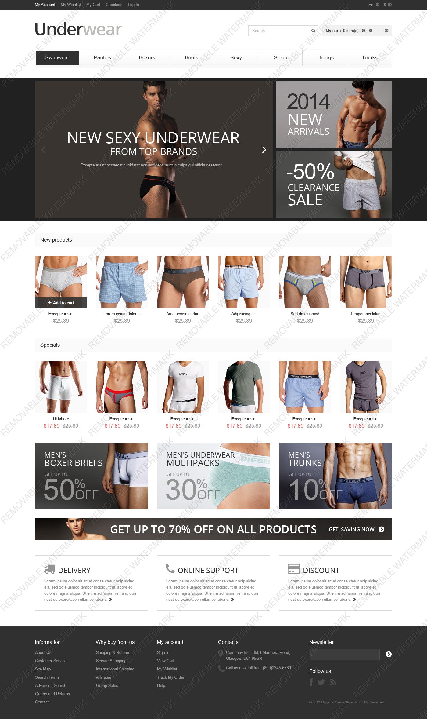 Magento Themes - GoWebBaby.Com