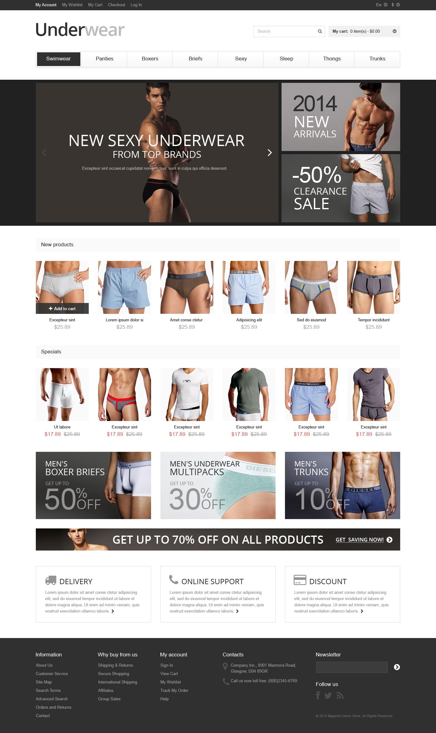 Magento Themes - GoWebBaby.Com