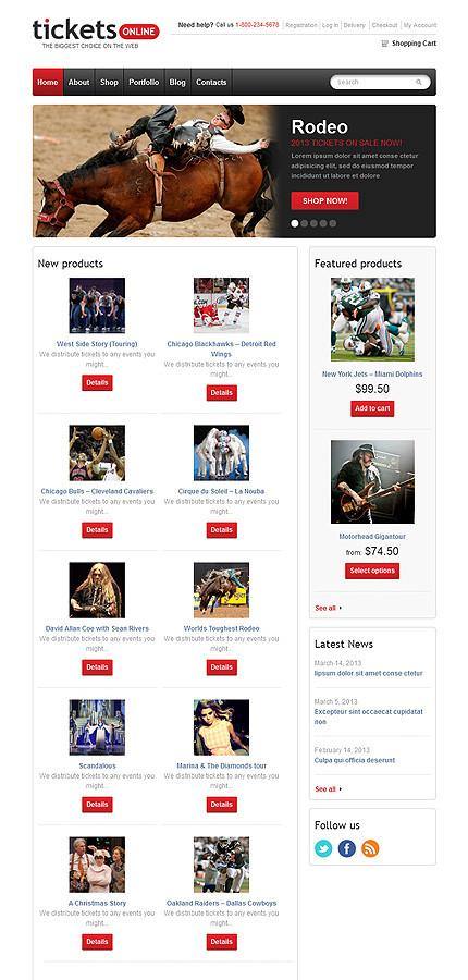 Eticket WooCommerce Website Design - GoWebBaby.Com