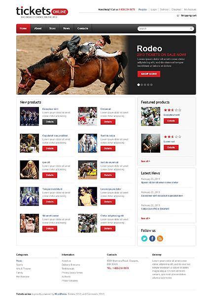 Eticket WooCommerce Website Design - GoWebBaby.Com