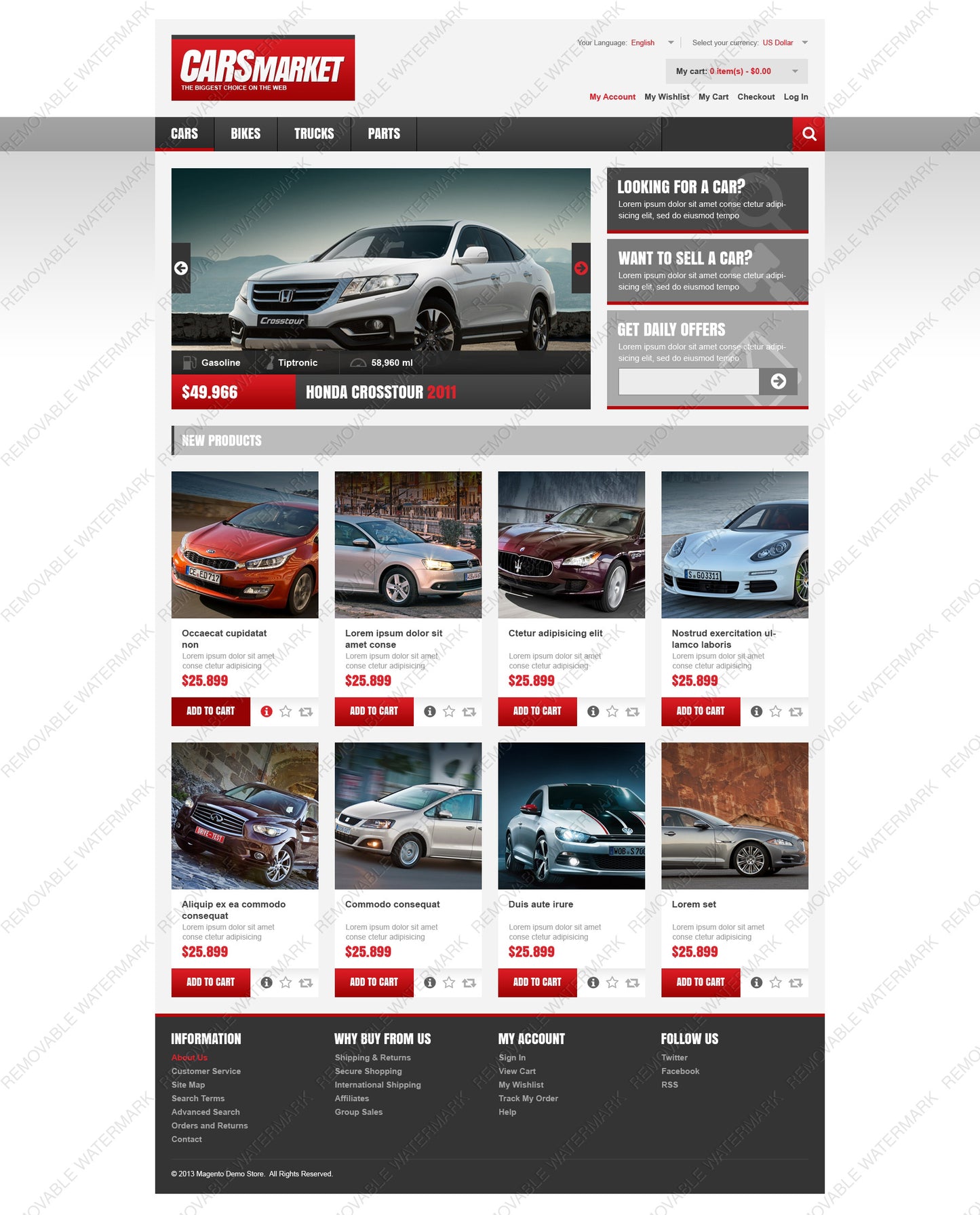 Magento Themes - GoWebBaby.Com