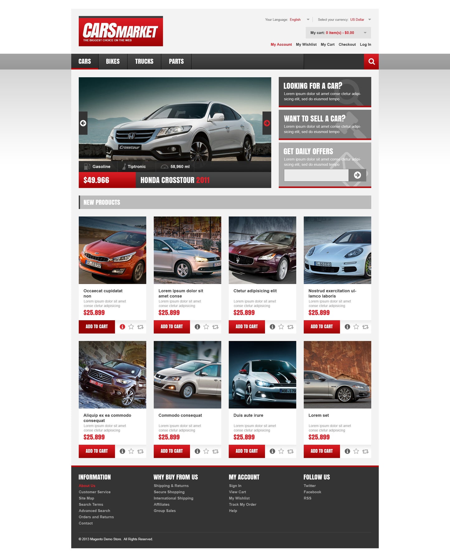 Magento Themes - GoWebBaby.Com