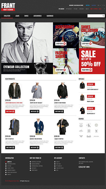 Magento Themes - GoWebBaby.Com