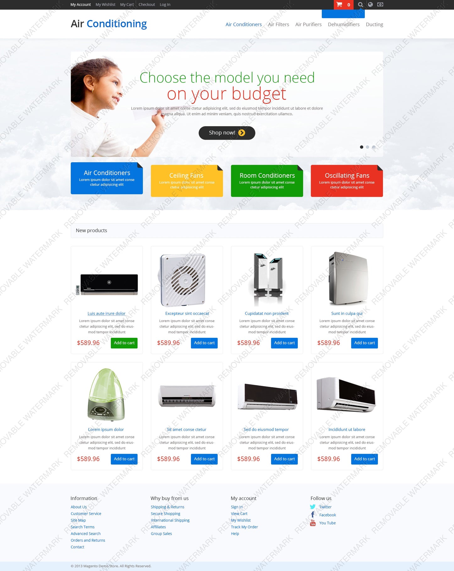 Magento Themes - GoWebBaby.Com