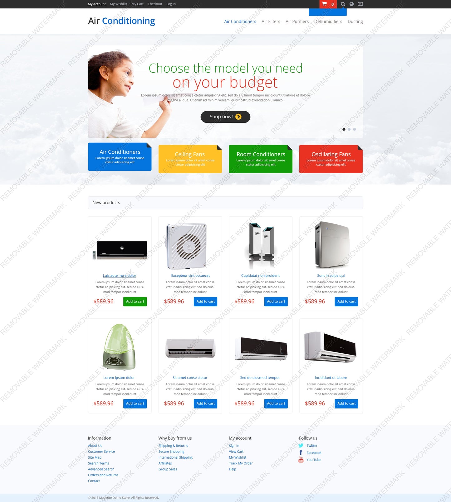 Magento Themes - GoWebBaby.Com