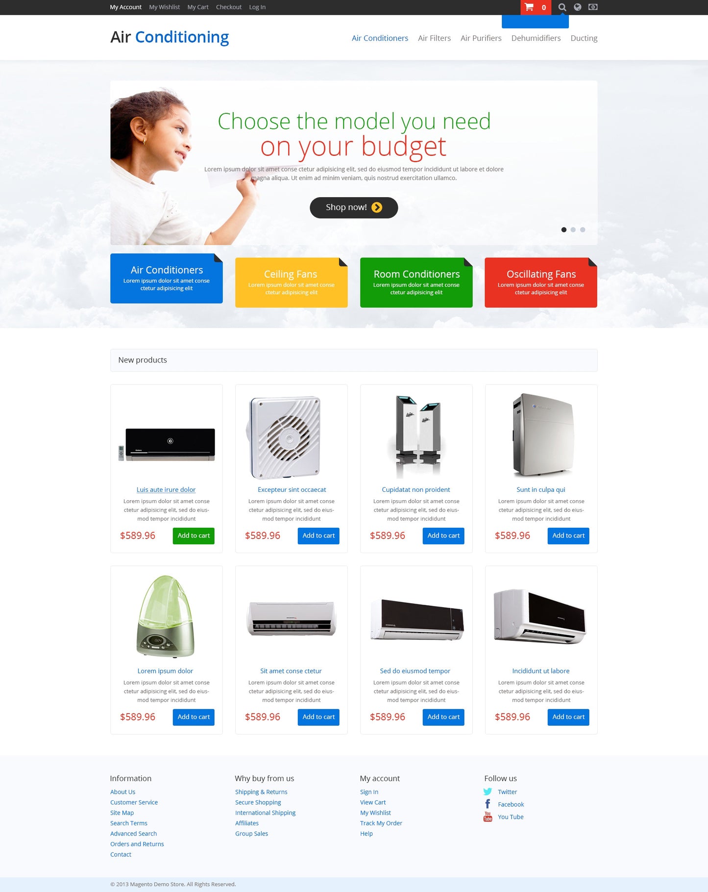 Magento Themes - GoWebBaby.Com