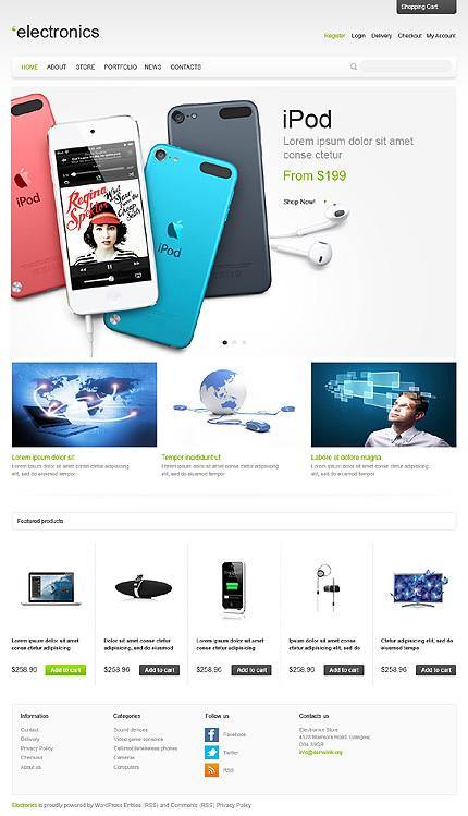 Electonice Shop WooCommerce Website Design - GoWebBaby.Com