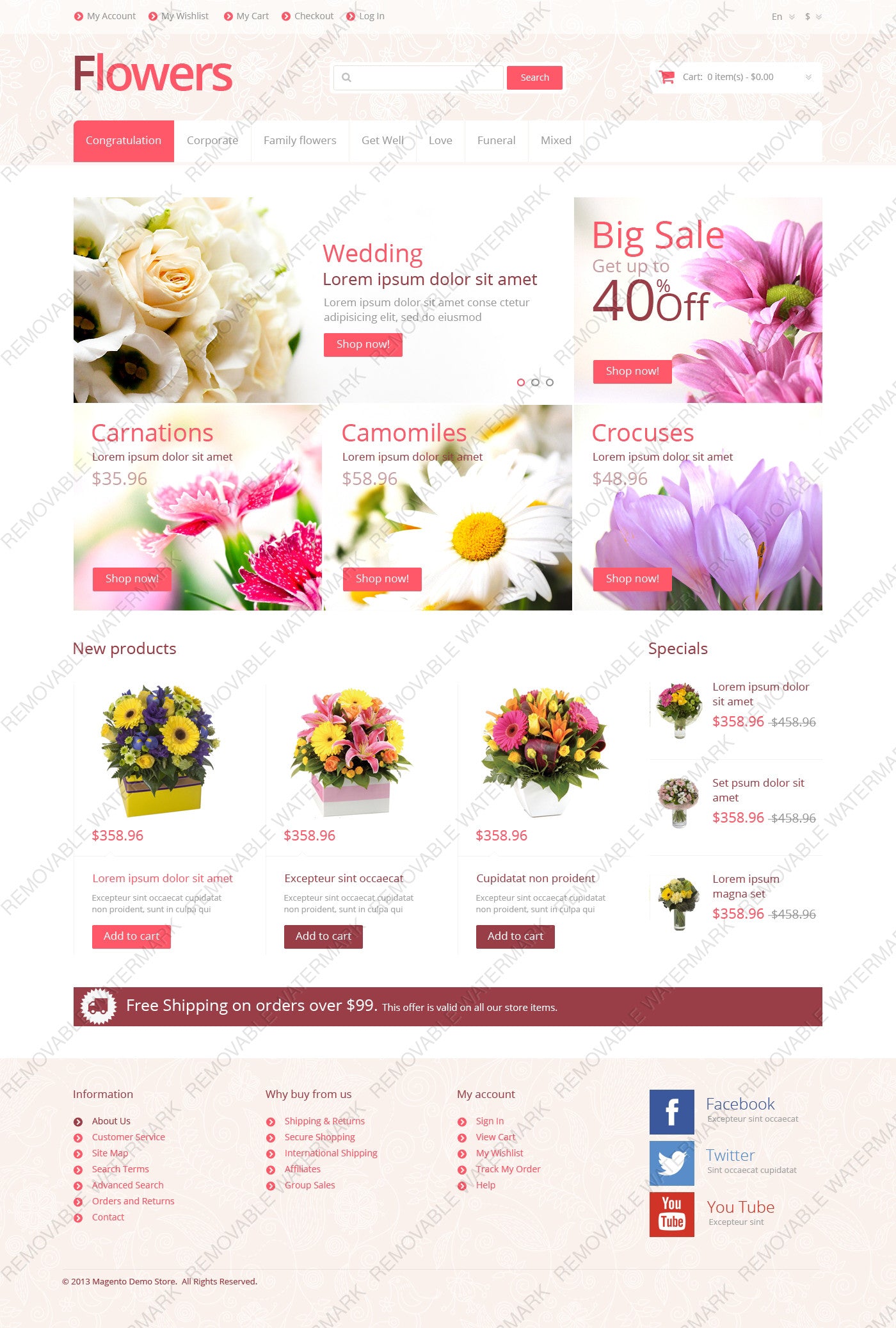 Magento Themes - GoWebBaby.Com