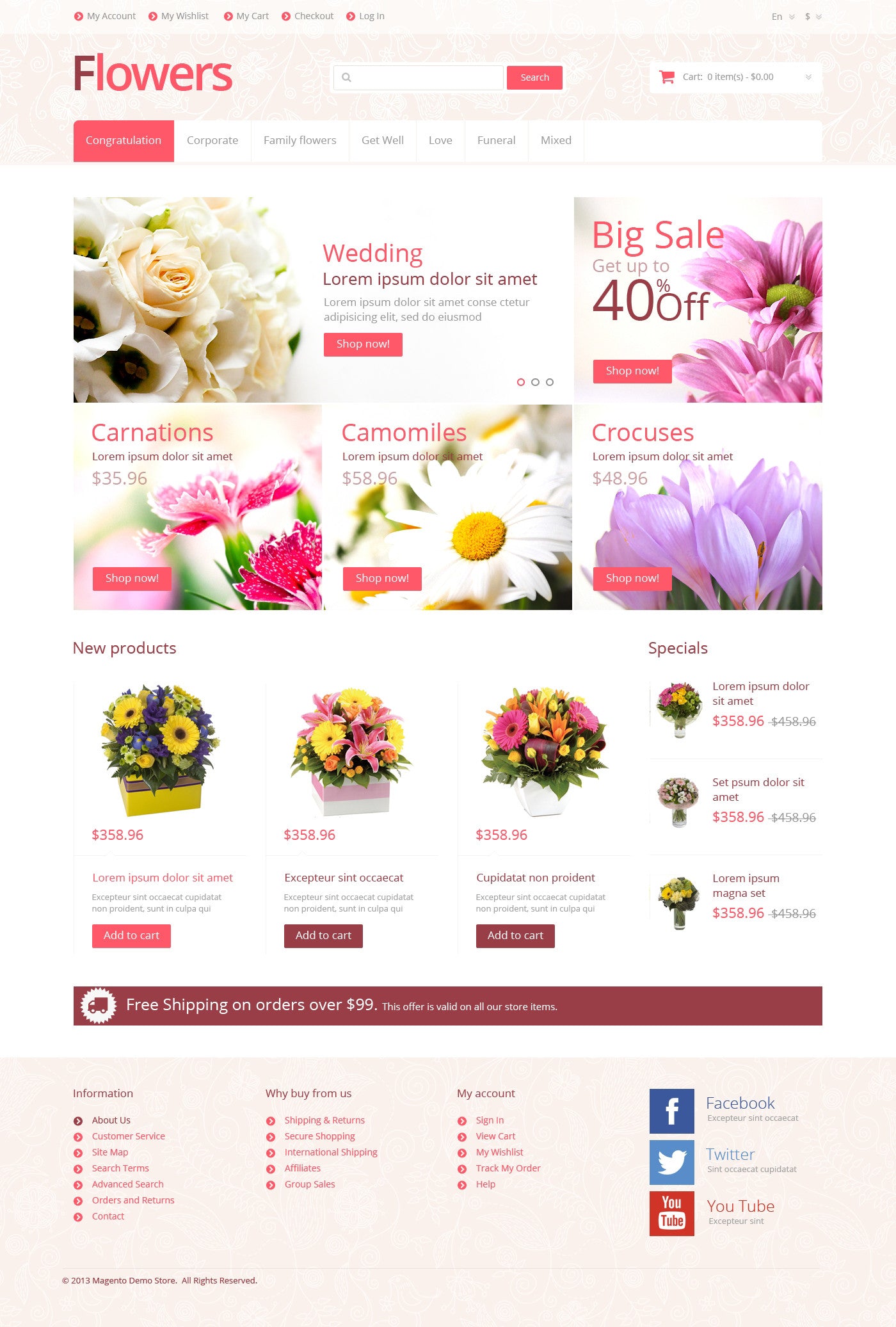 Magento Themes - GoWebBaby.Com