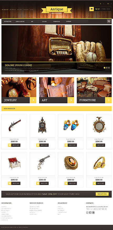 Magento Themes - GoWebBaby.Com