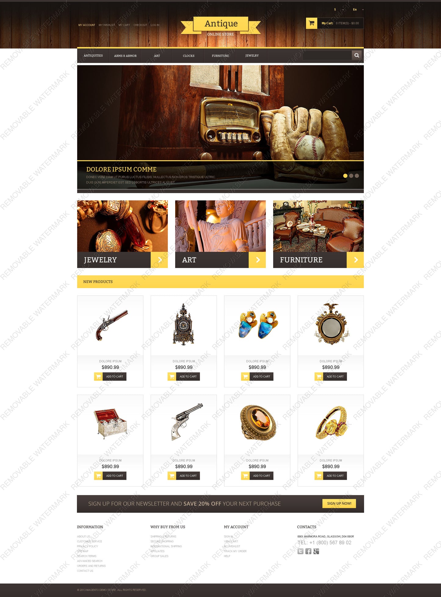 Magento Themes - GoWebBaby.Com