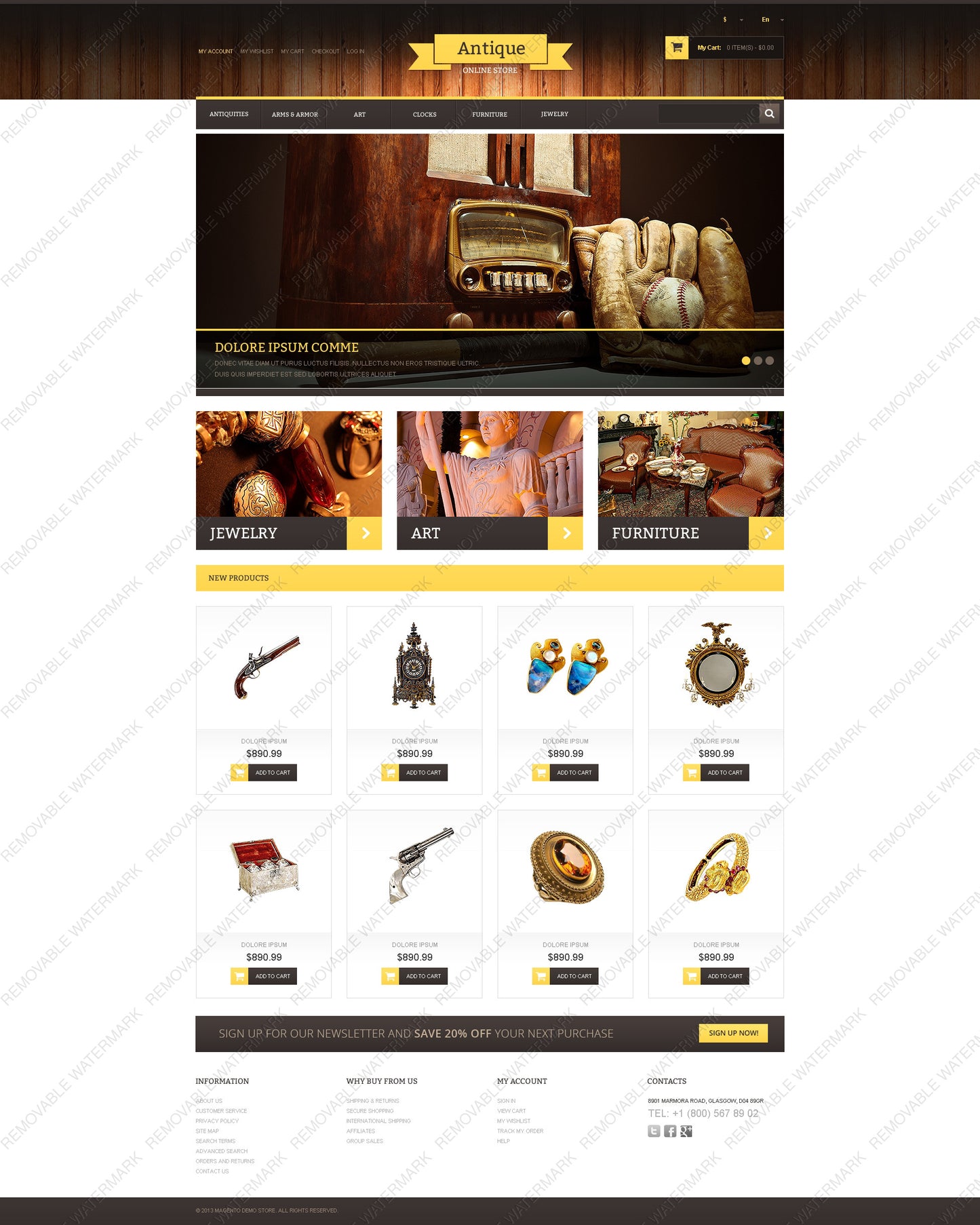 Magento Themes - GoWebBaby.Com
