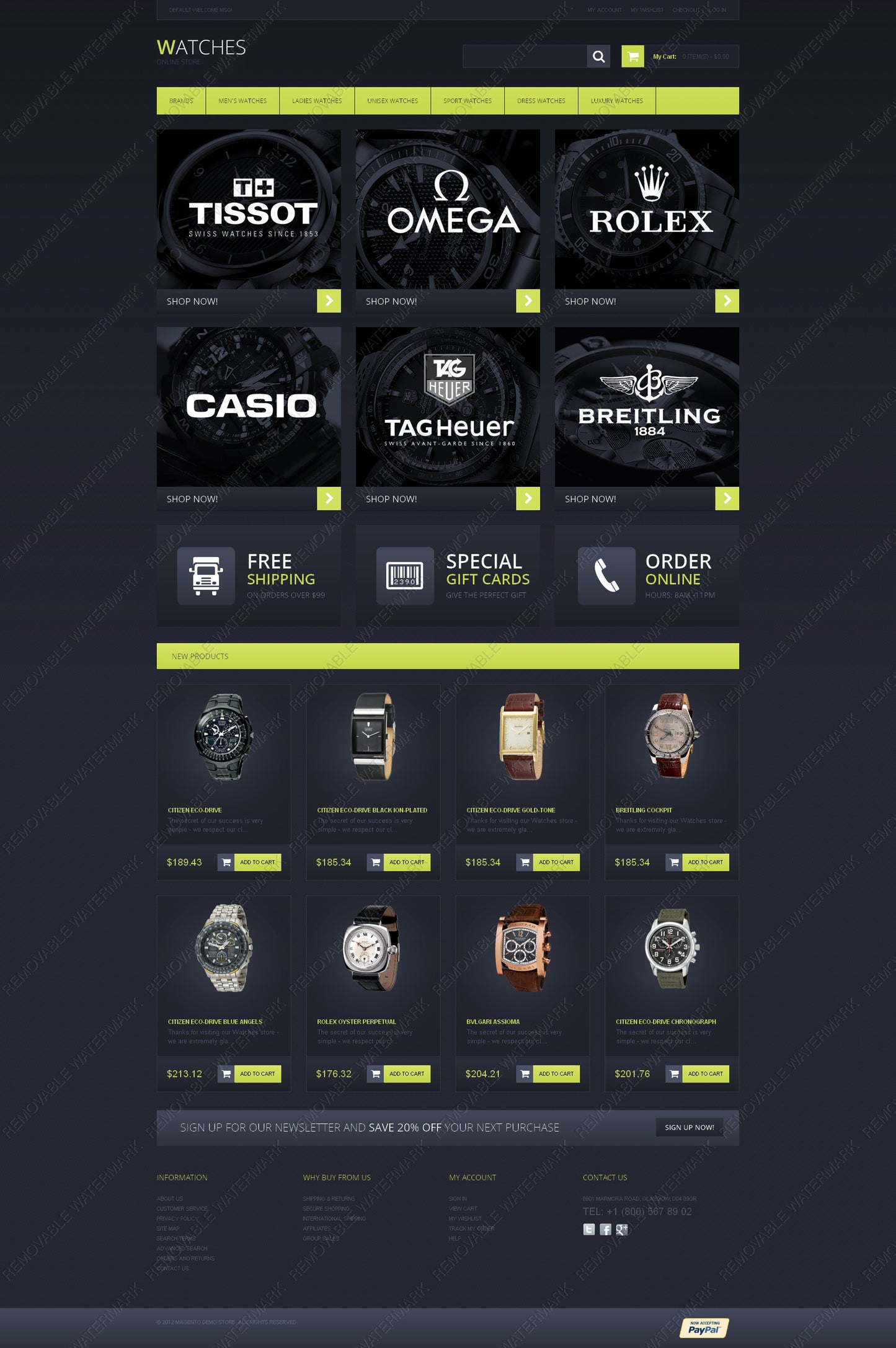 Magento Themes - GoWebBaby.Com