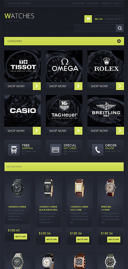 Magento Themes - GoWebBaby.Com