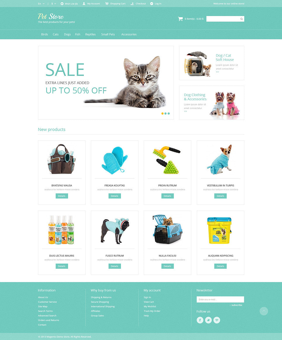 Magento Themes - GoWebBaby.Com
