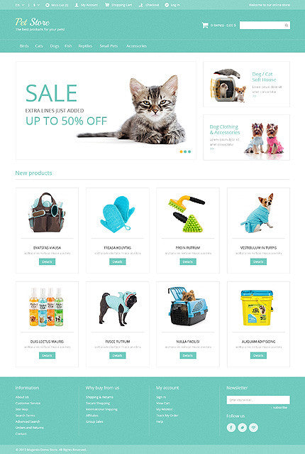 Magento Themes - GoWebBaby.Com
