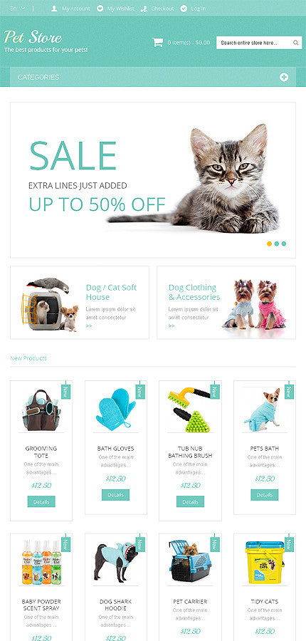 Magento Themes - GoWebBaby.Com