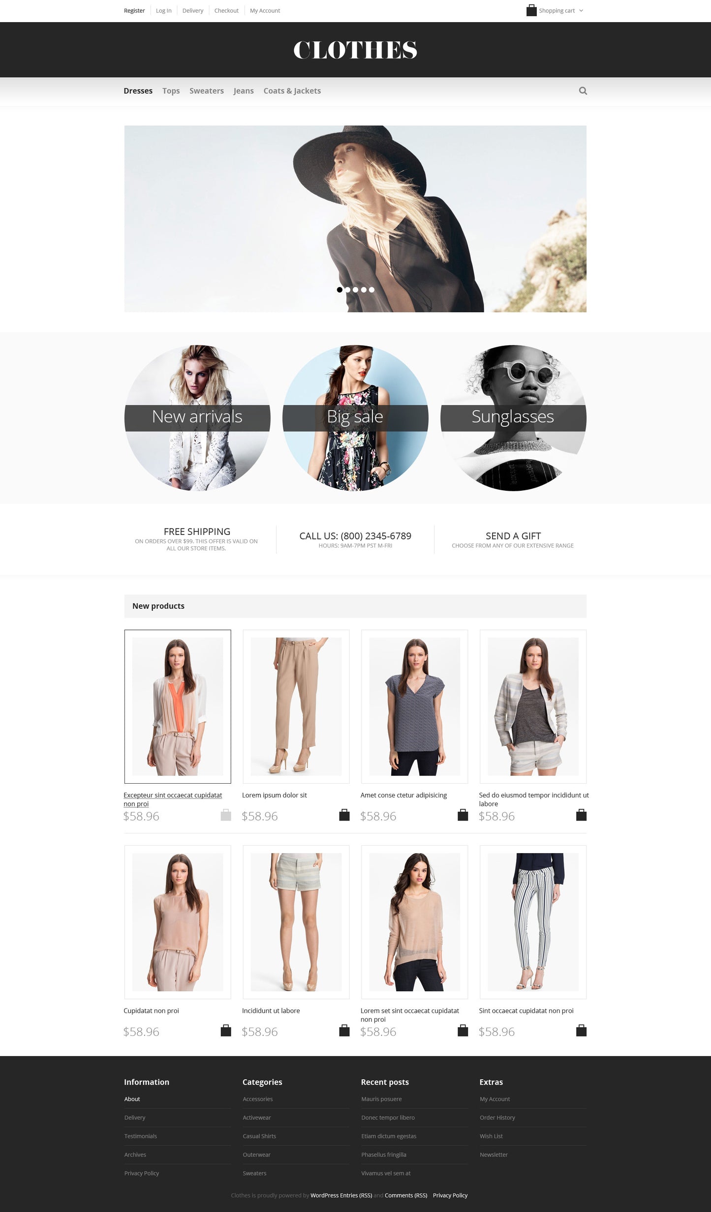 Womens Clothing WooCommerce Website Design - GoWebBaby.Com