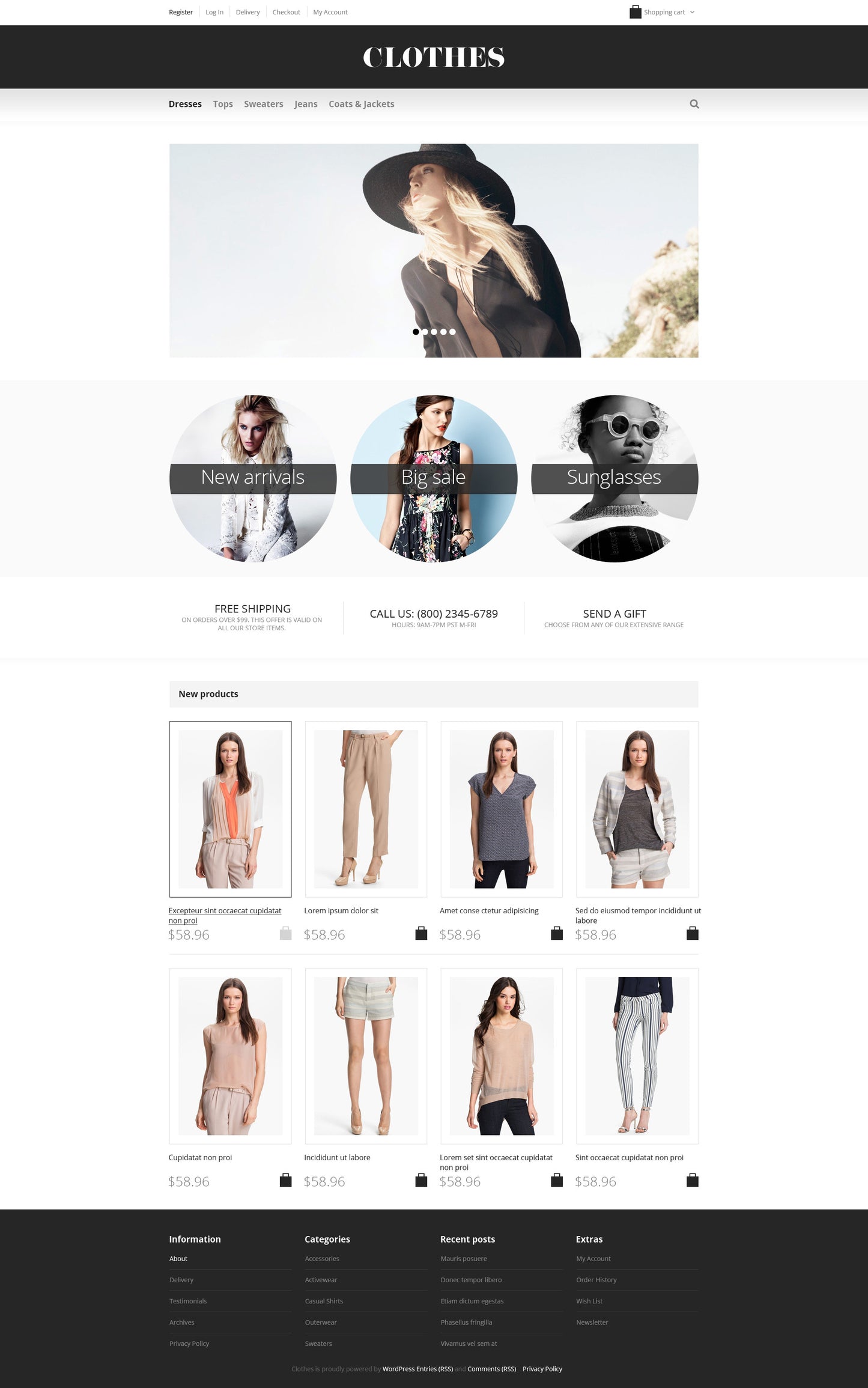 Womens Clothing WooCommerce Website Design - GoWebBaby.Com