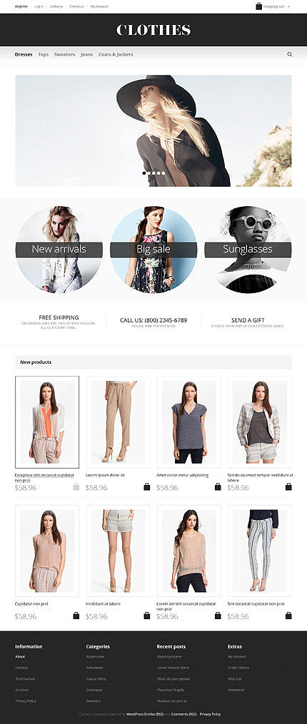 Womens Clothing WooCommerce Website Design - GoWebBaby.Com