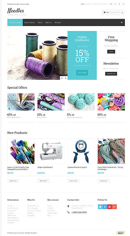Magento Themes - GoWebBaby.Com