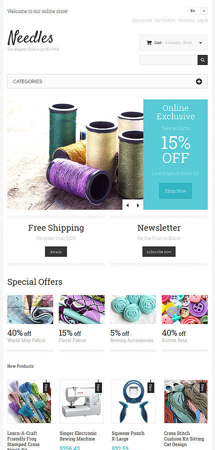 Magento Themes - GoWebBaby.Com