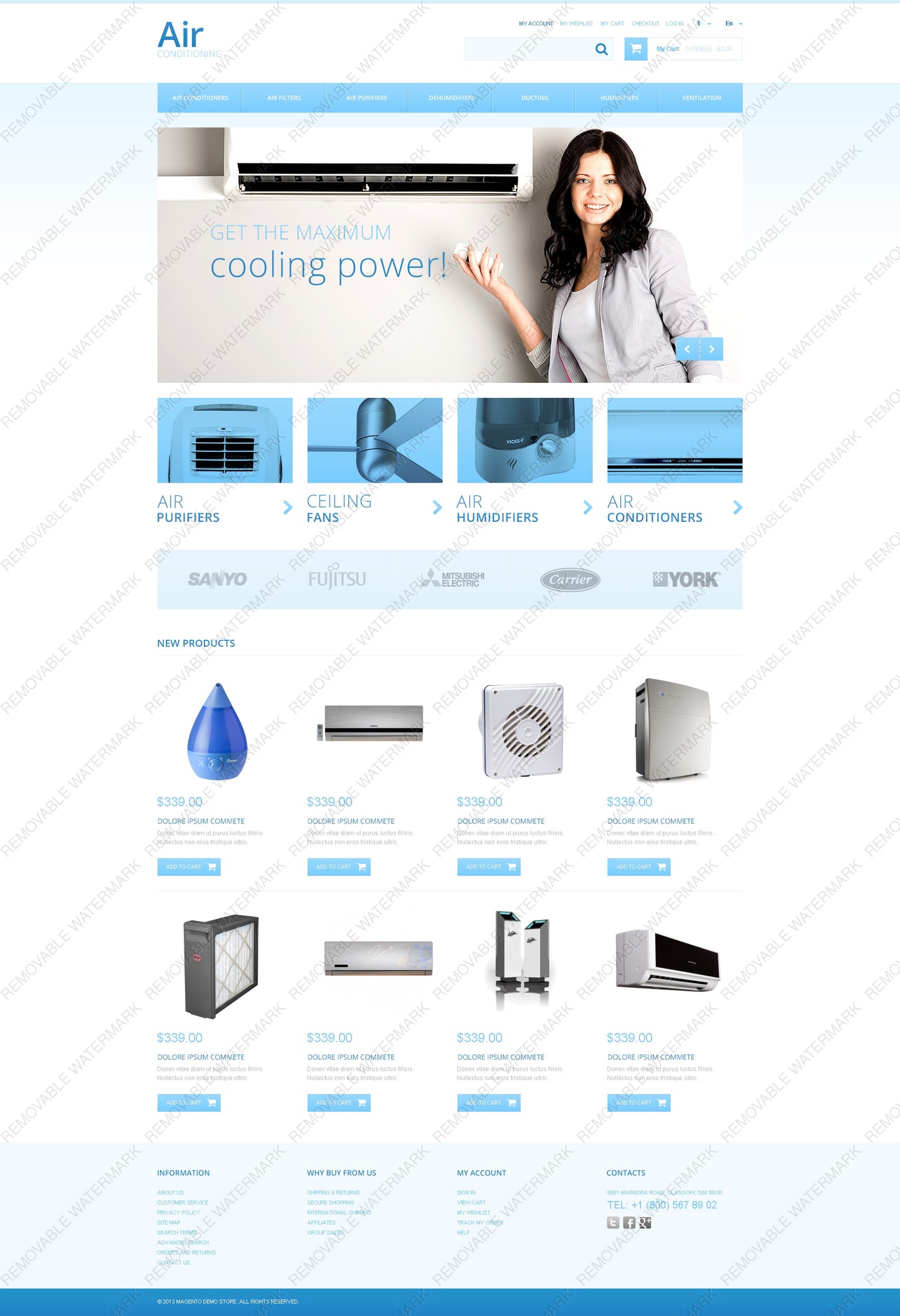 Magento Themes - GoWebBaby.Com