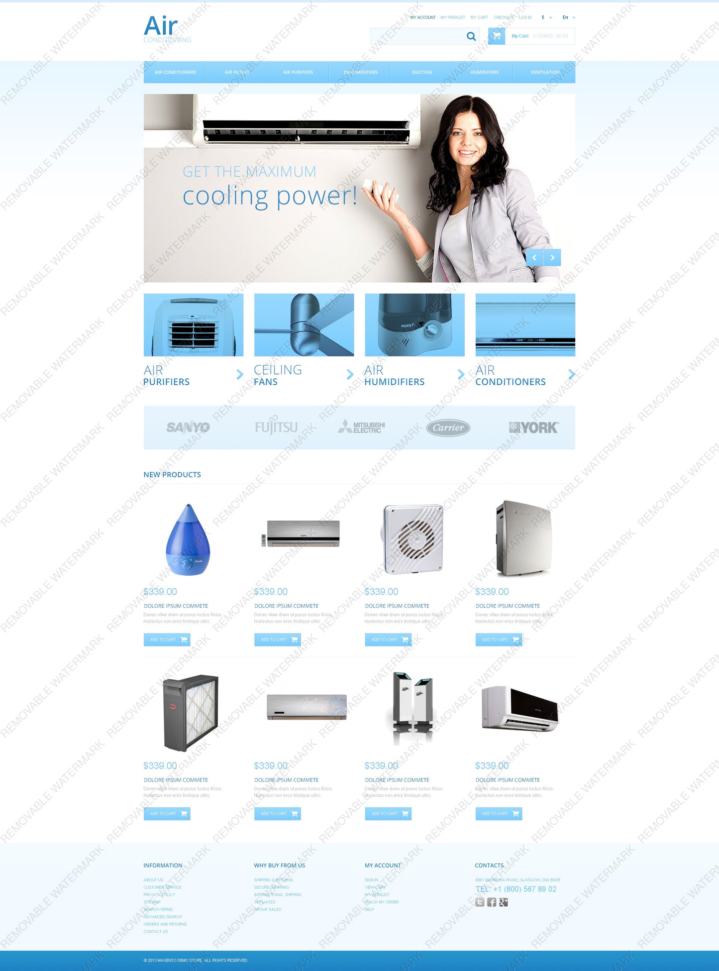 Magento Themes - GoWebBaby.Com