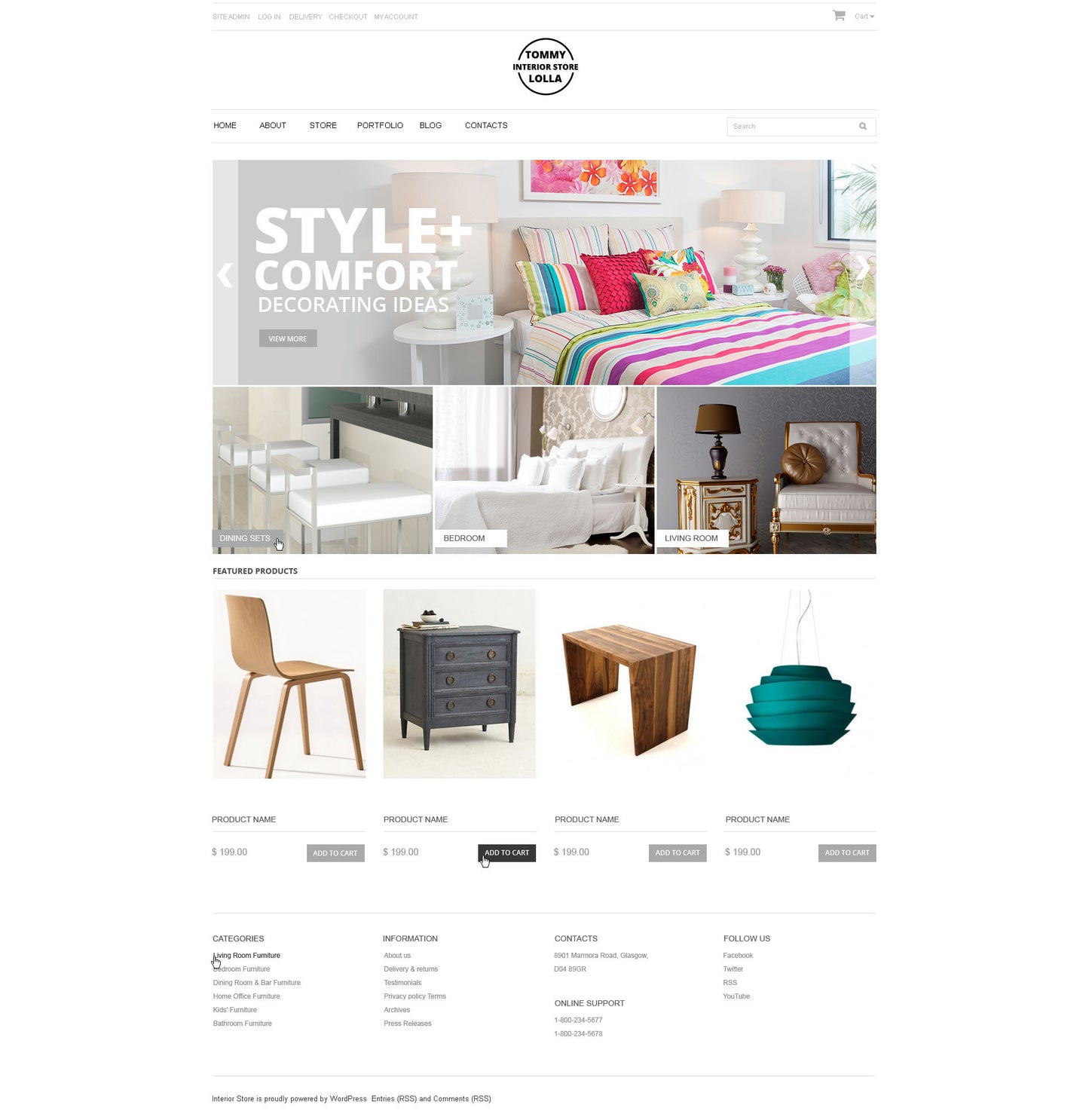 Style Furniture WooCommerce Website Design - GoWebBaby.Com