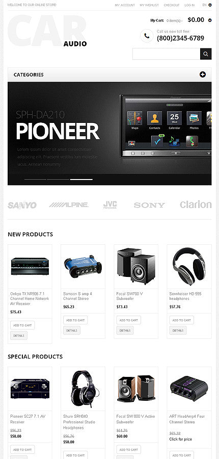 Magento Themes - GoWebBaby.Com