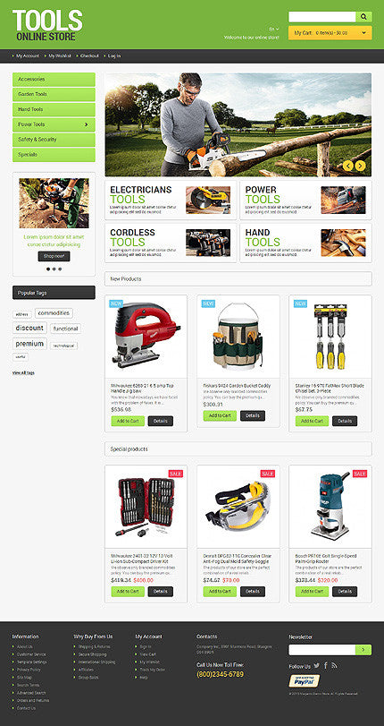 Magento Themes - GoWebBaby.Com