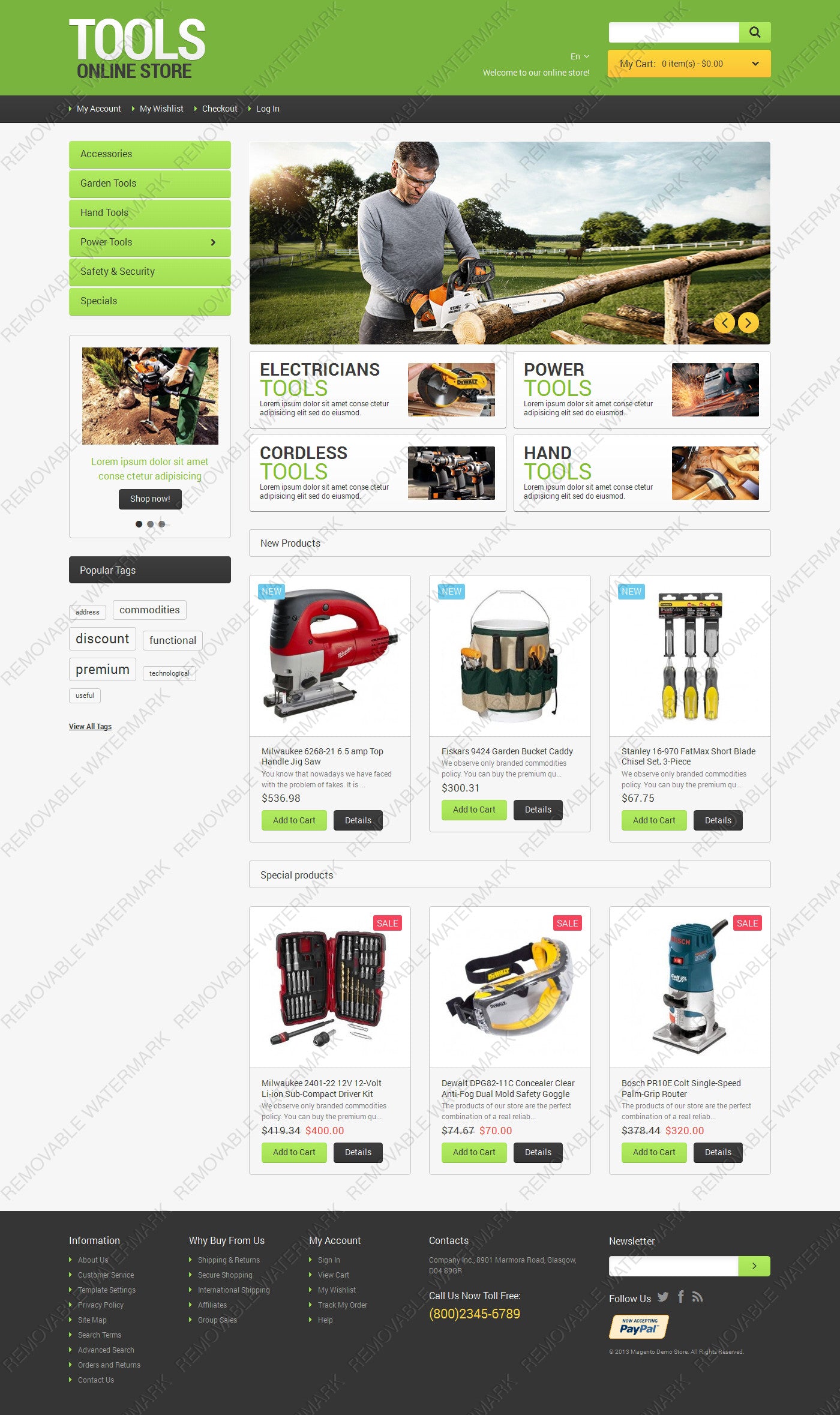 Magento Themes - GoWebBaby.Com