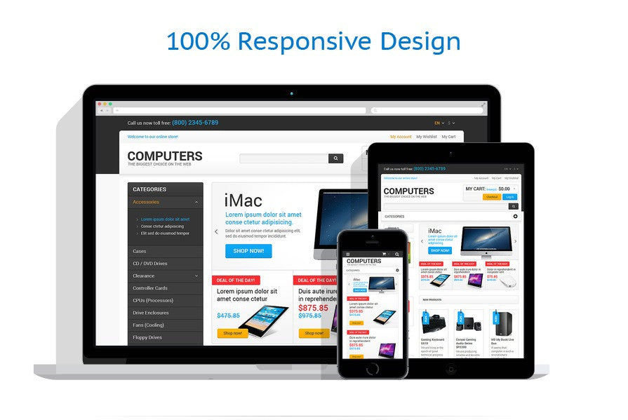 Magento Themes - GoWebBaby.Com
