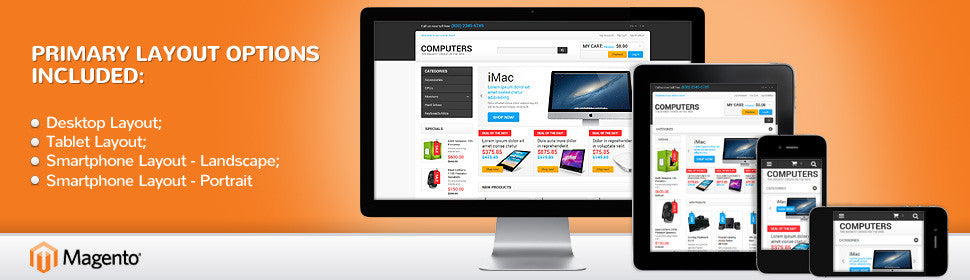 Magento Themes - GoWebBaby.Com