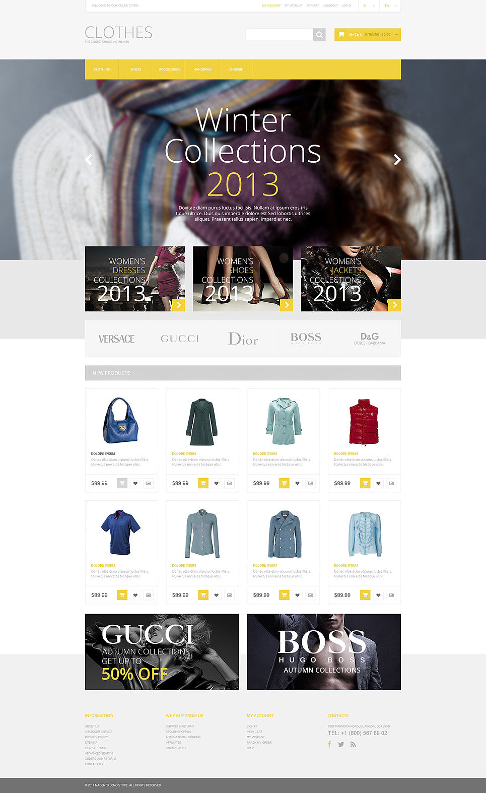 Magento Themes - GoWebBaby.Com