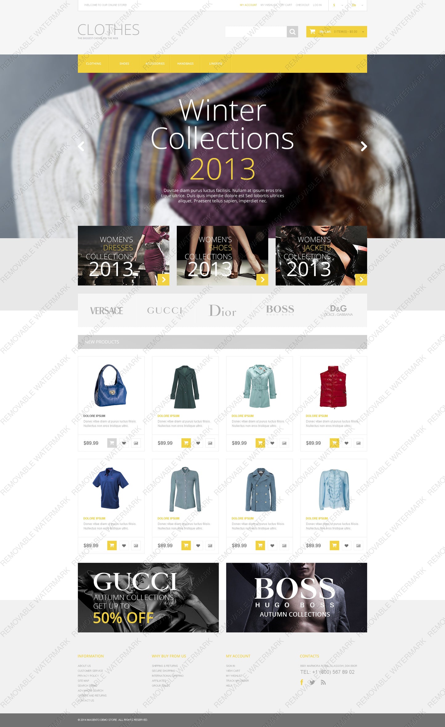 Magento Themes - GoWebBaby.Com