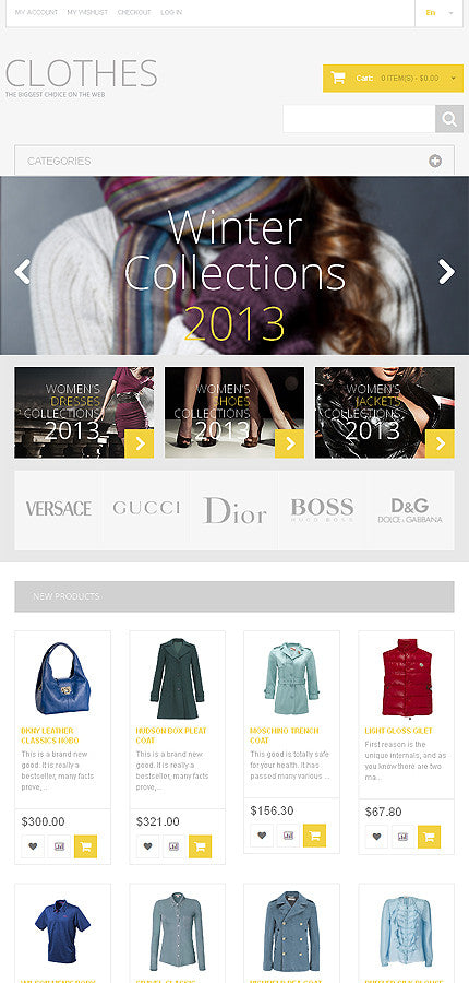 Magento Themes - GoWebBaby.Com